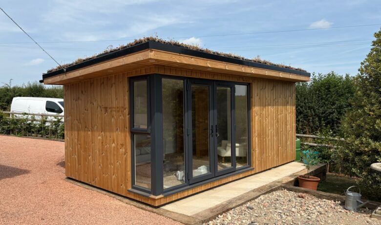 Thermowood Diplomat With Sedum Roof